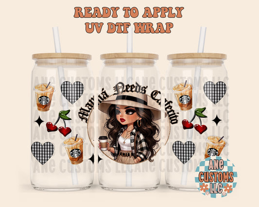 Mama needs cafecito UVDTF