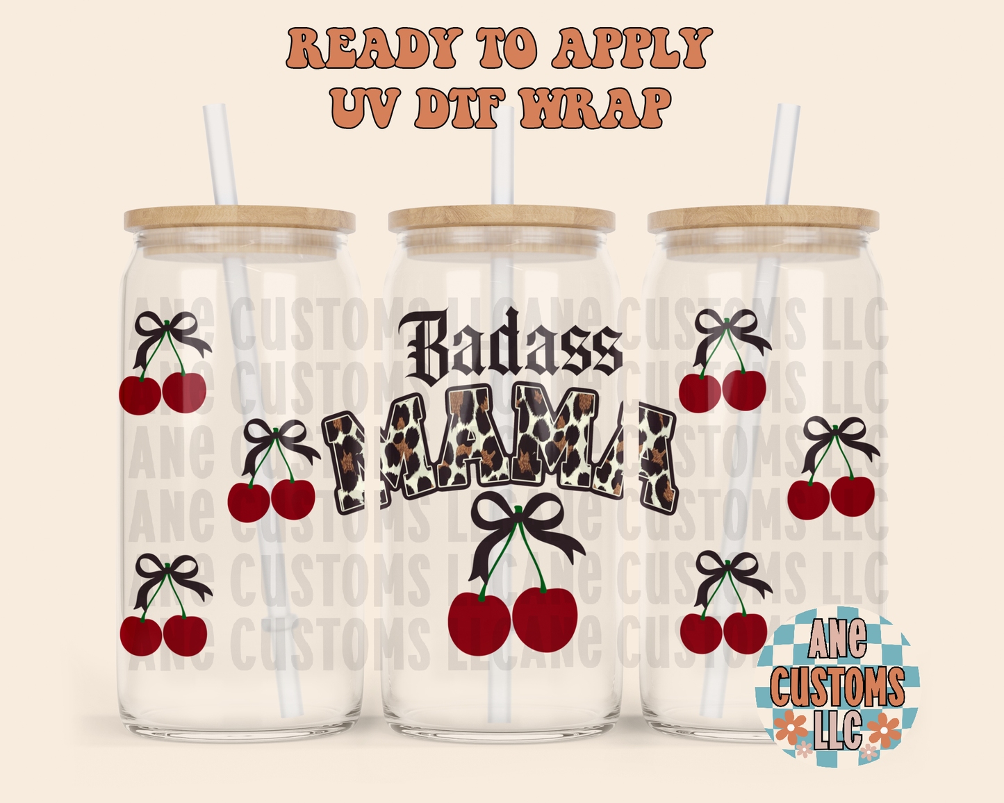 Bada$$ mama UVDTF WRAP