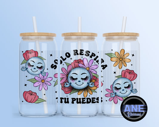 Solo respira tú puedes UVDTF