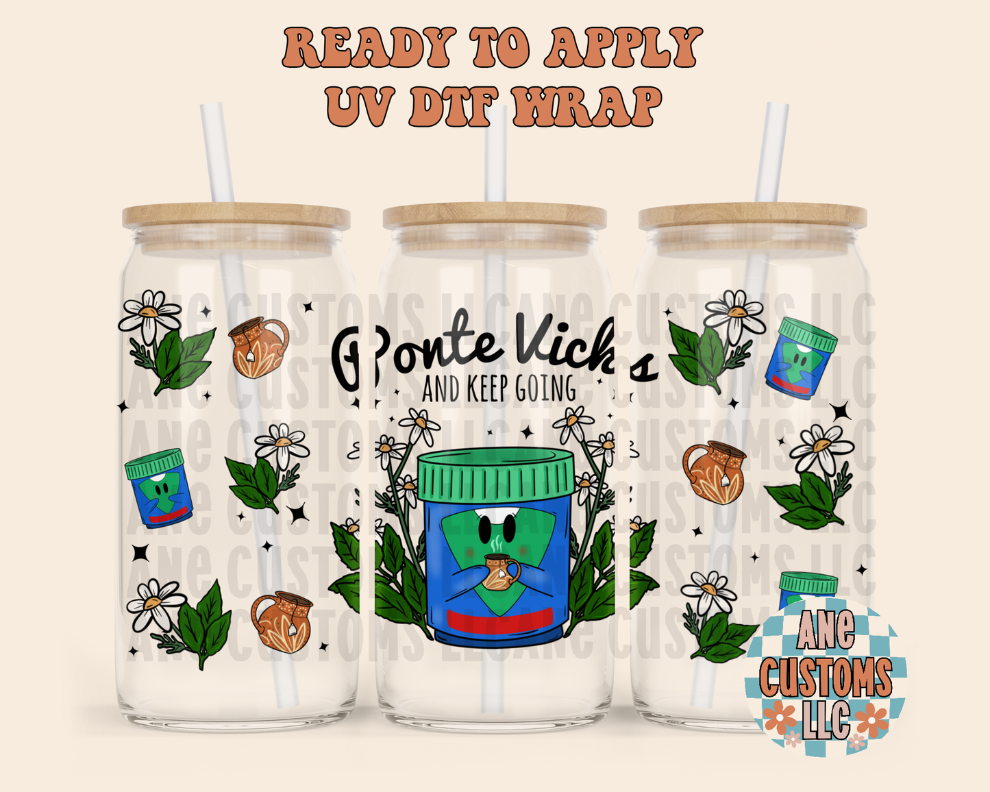 Ponte vicks UVDTF WRAP