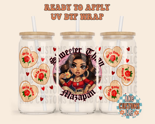 Sweeter than mazapan UVDTF