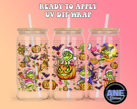 Grinchoween UVDTF WRAP