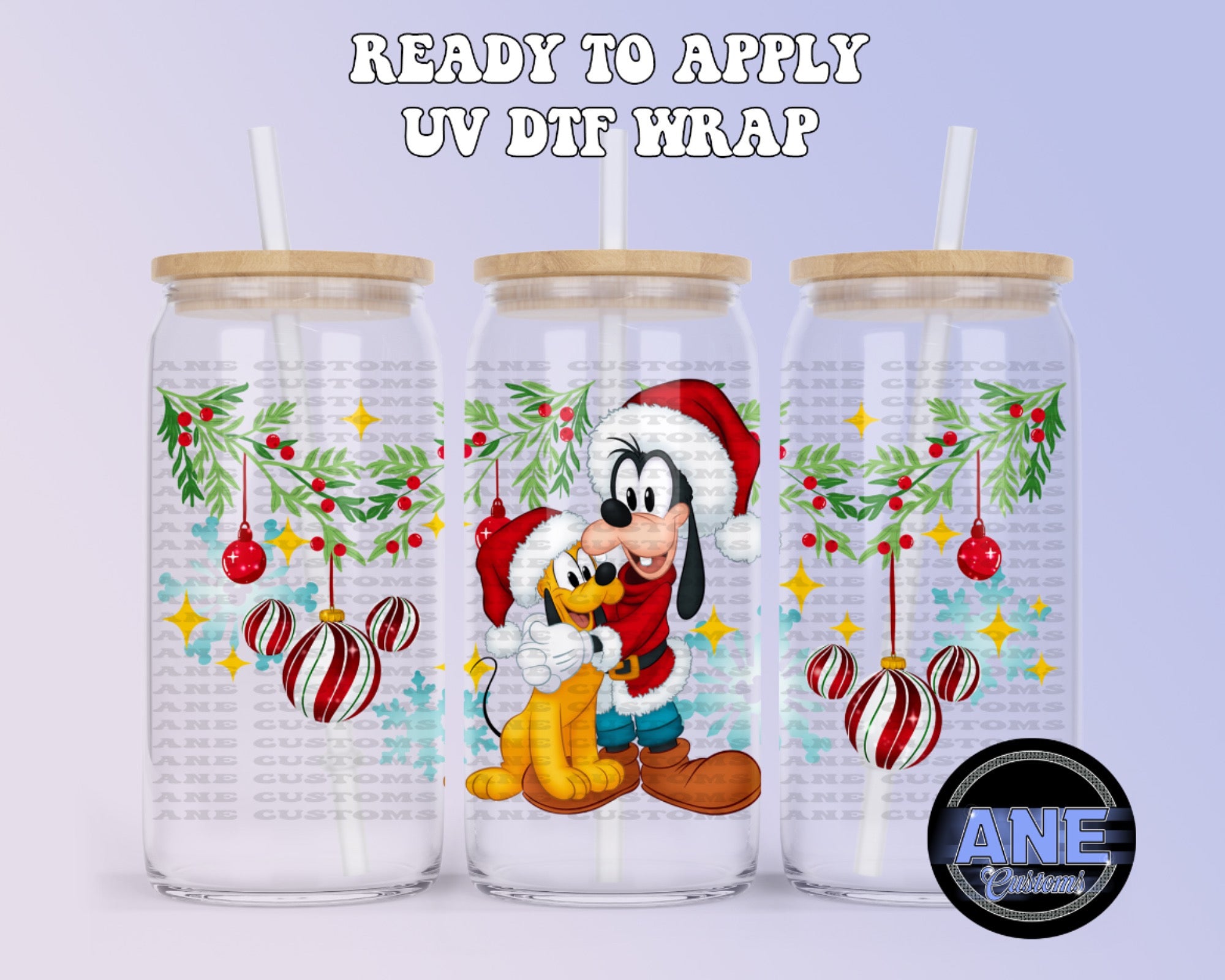 P&G christmas UVDTF WRAP ANECUSTOMS