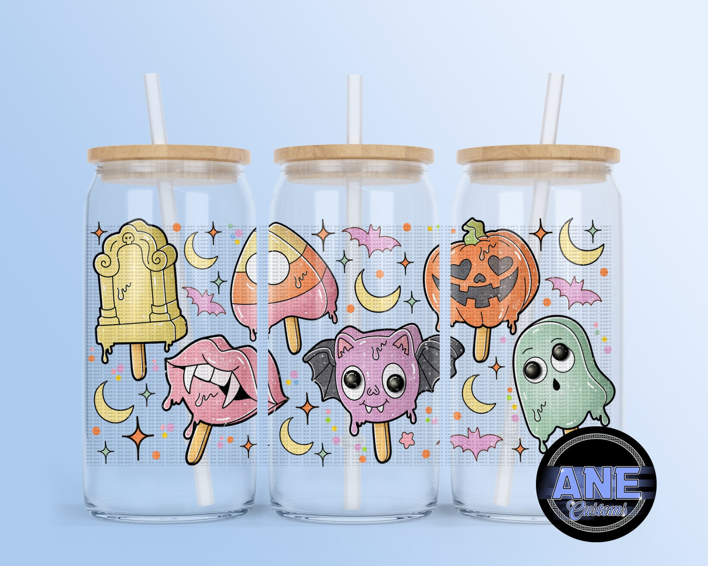 Halloween ice cream UVDTF