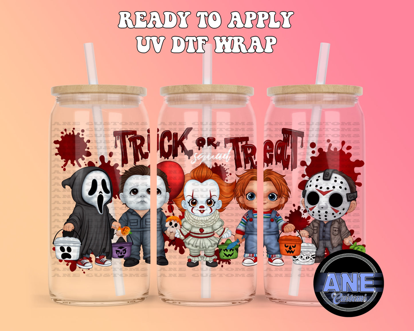 Trick or treat UVDTF WRAP
