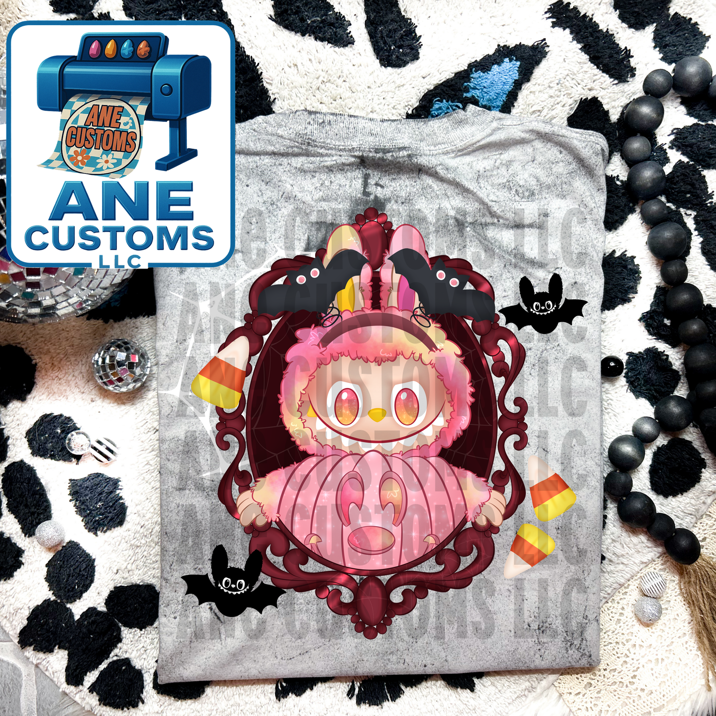 LBB pumpkin pink candy corn