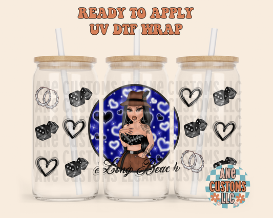 Long Beach blue UVDTF WRAP