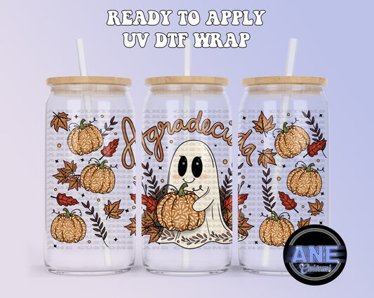 Agradecida UVDTF WRAP