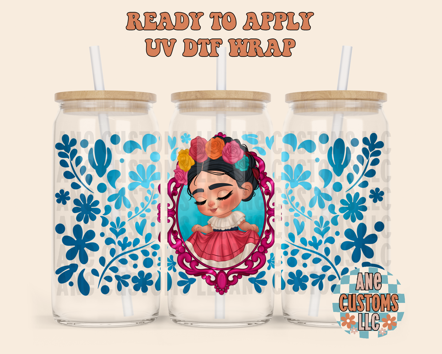 Talavera F Frame UVDTF WRAP