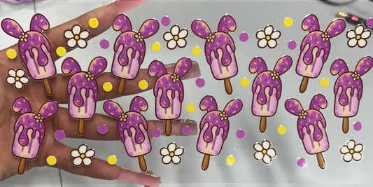 Pink popsicles  UVDTF WRAP