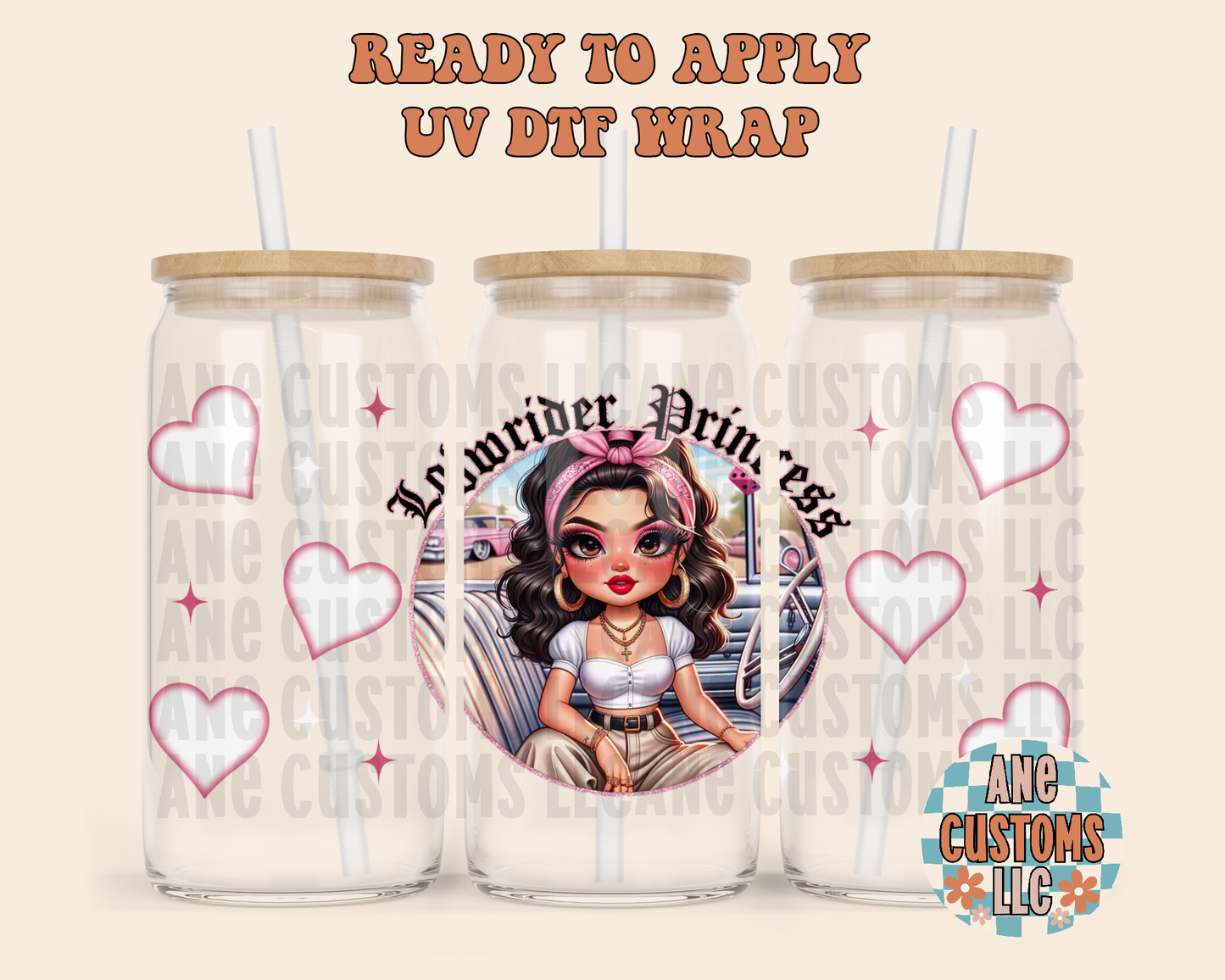 Lowrider princess UVDTF