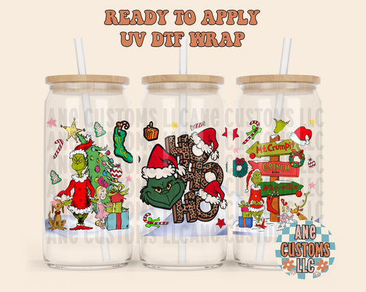 HO HO HO Green guy  UVDTF