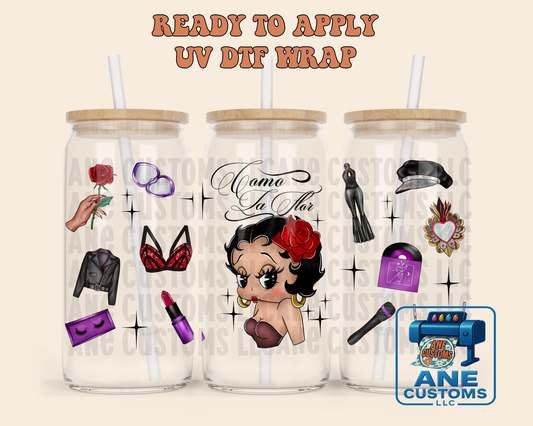 Como la flor UVDTF WRAP