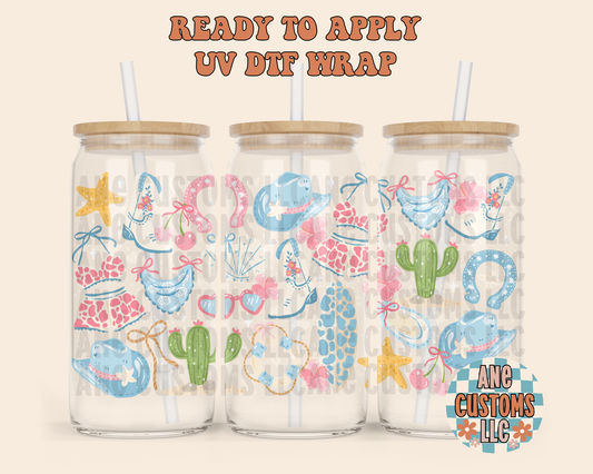 Summer cowgirl UVDTF WRAP
