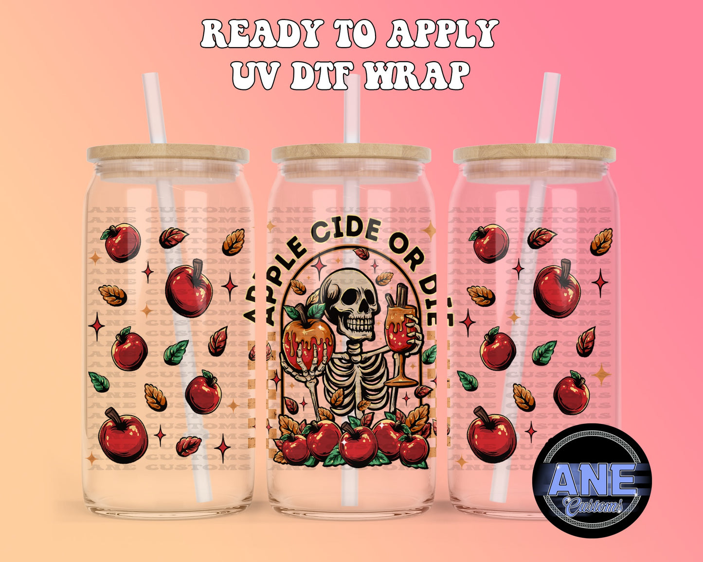 Apple cider UVDTF WRAP