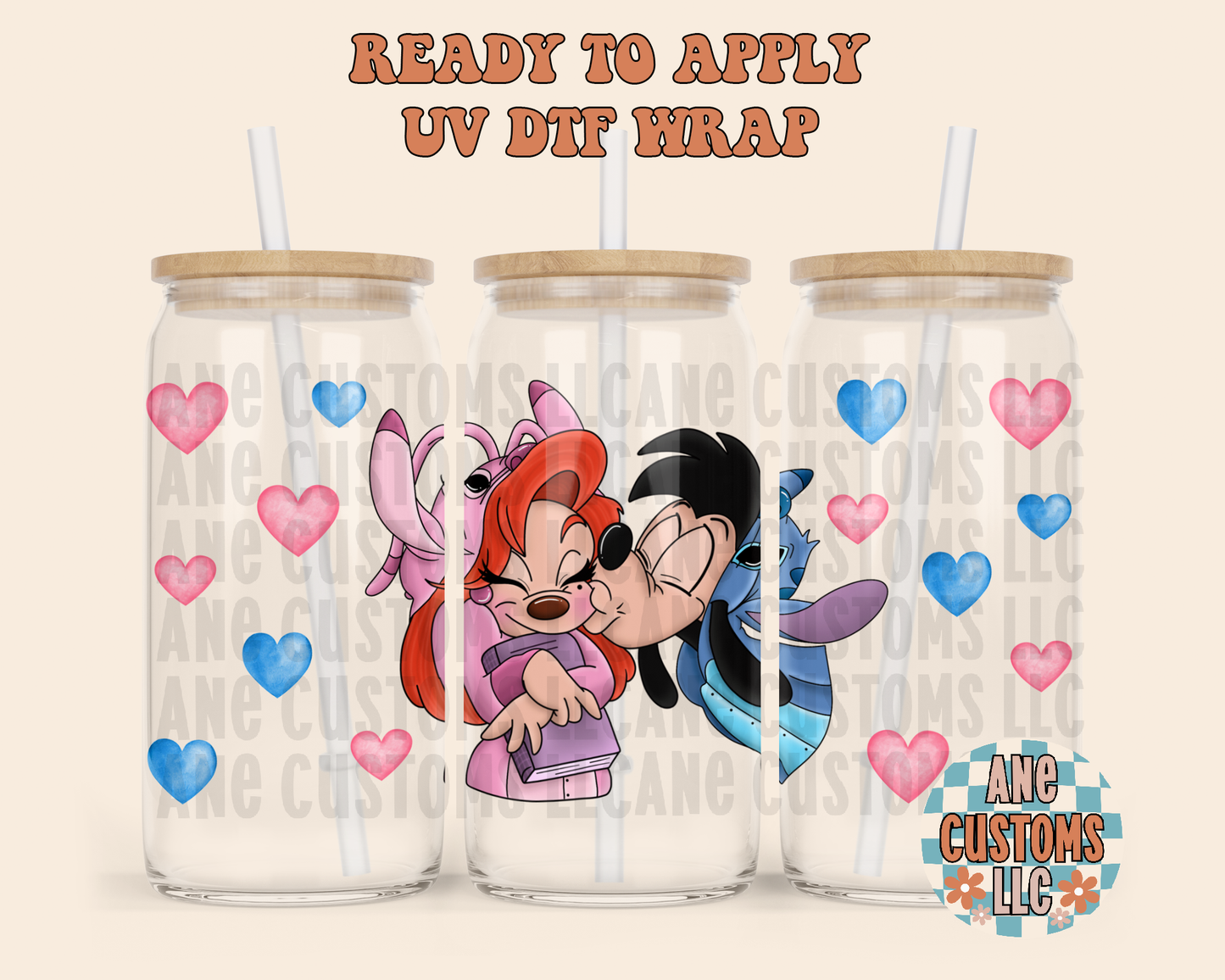 M&R pink & blue UVDTF WRAP