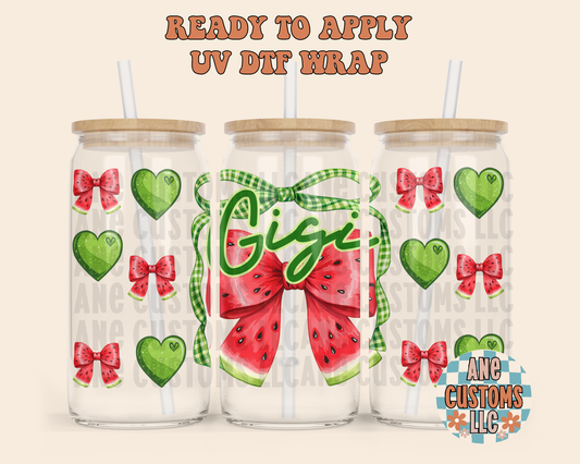 Watermelon Gigi UVDTF WRAP