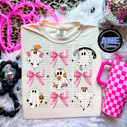 Pink bows and ghosts