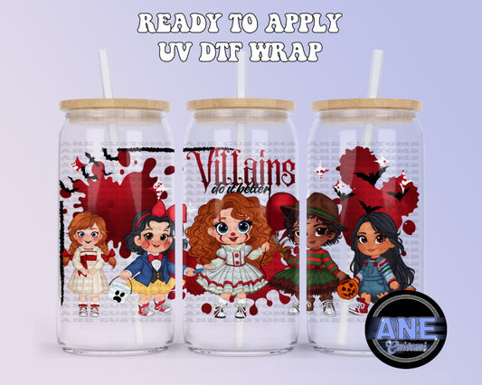 Villains do it better halloween UVDTF WRAP