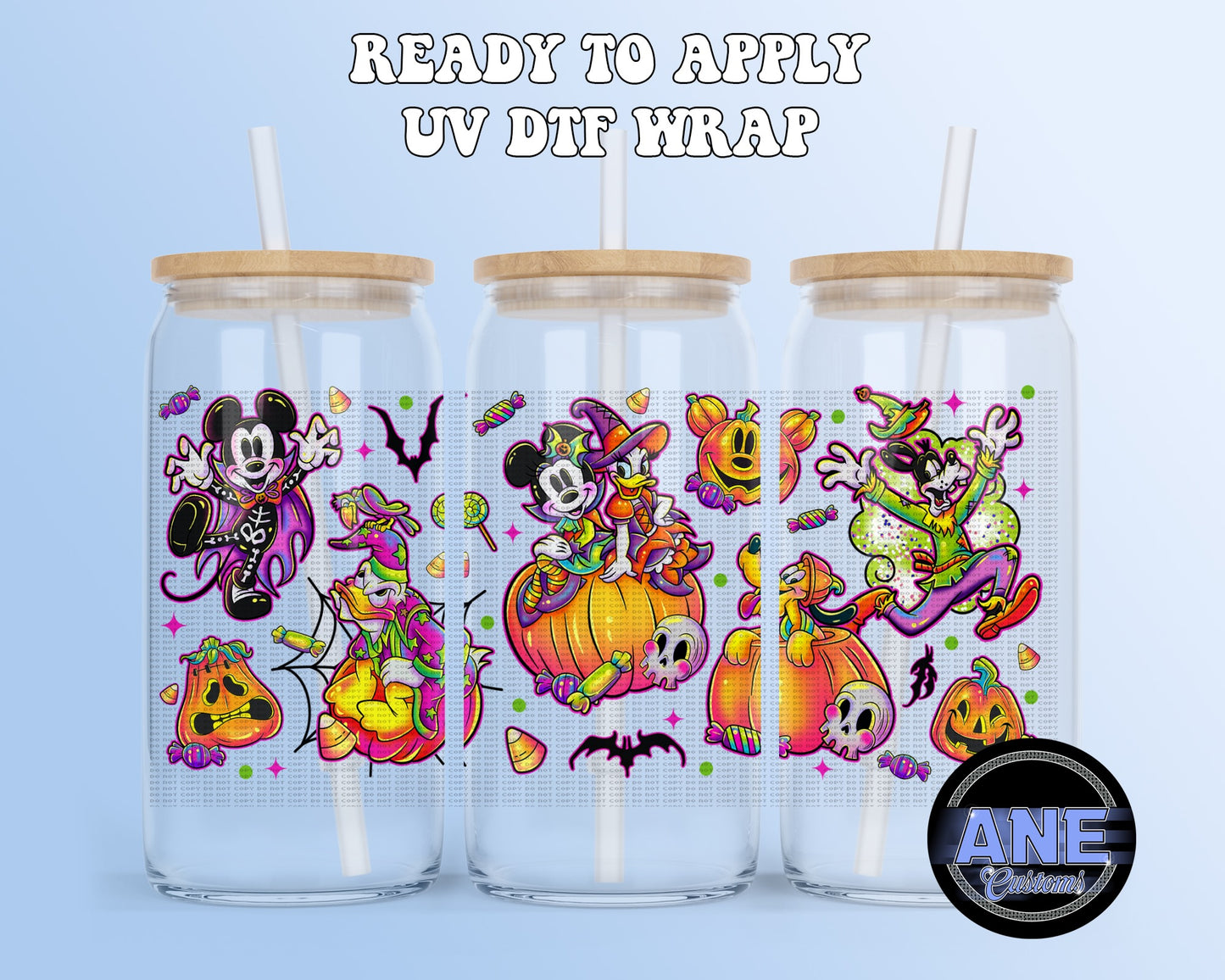 M halloween UVDTF WRAP