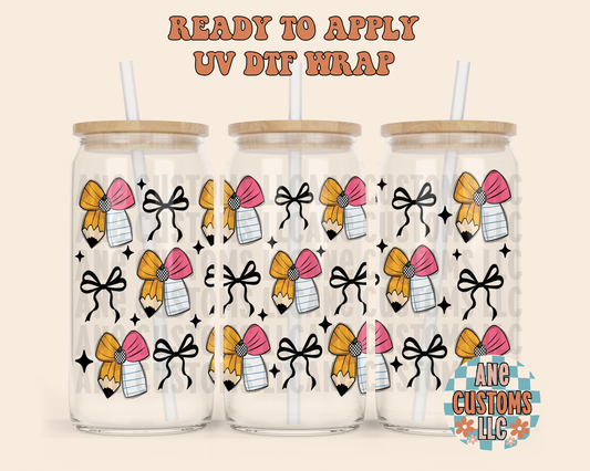 Bow pencil UVDTF WRAP