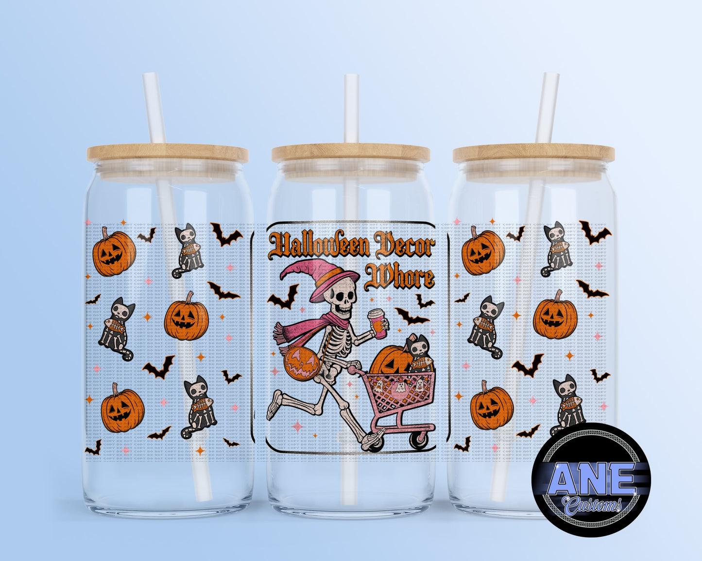 Halloween decor whore UVDTF