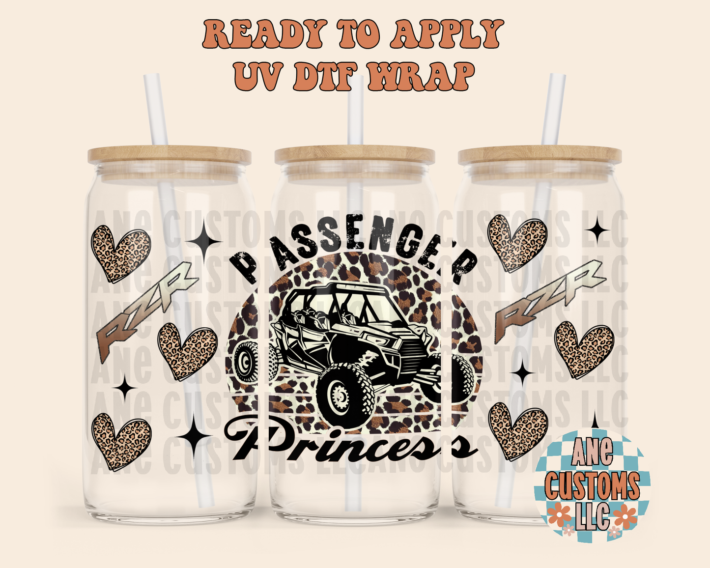 Passenger princess UVDTF WRAP