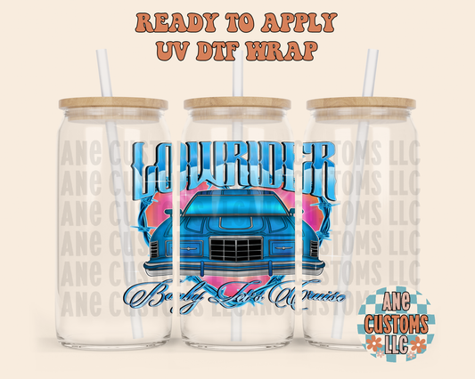 Lowrider hearts UVDTF WRAP