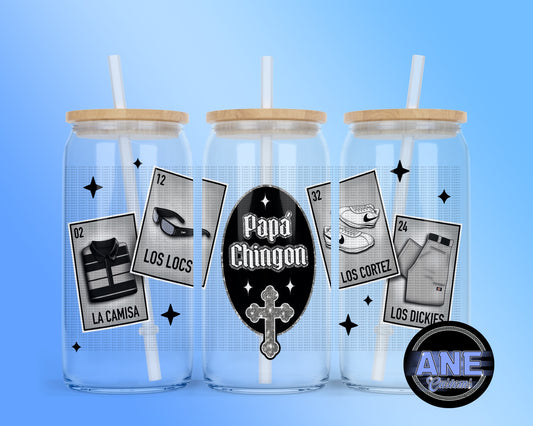 Papa chingon UVDTF WRAP