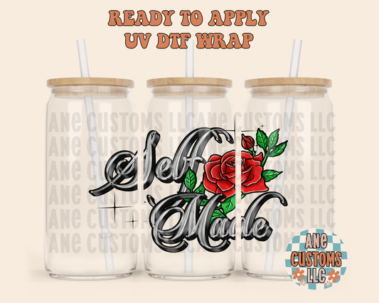 Self made rose UVDTF WRAP