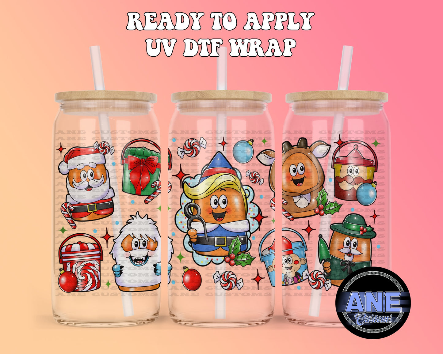 Christmas nuggets UVDTF WRAP