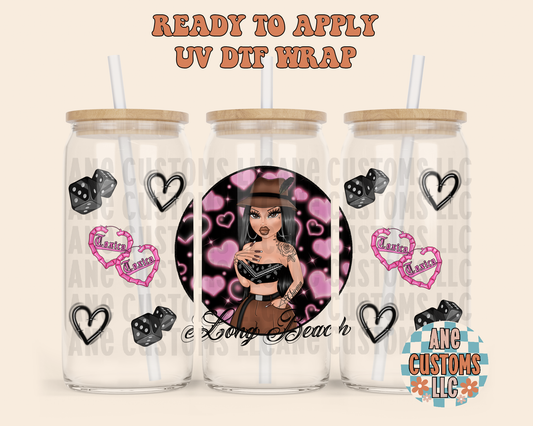 Long Beach pink UVDTF WRAP