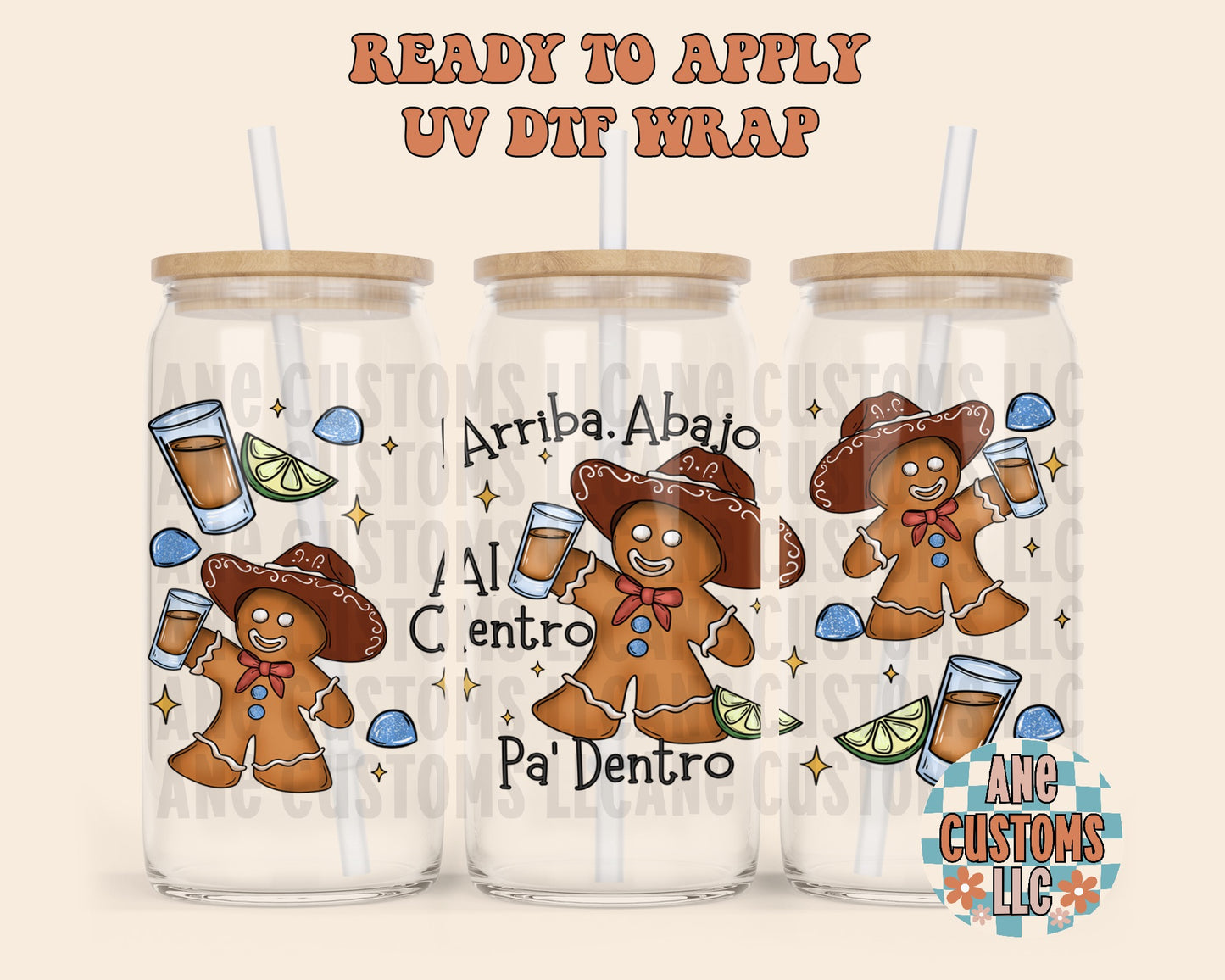 Borracho gumdrops UVDTF