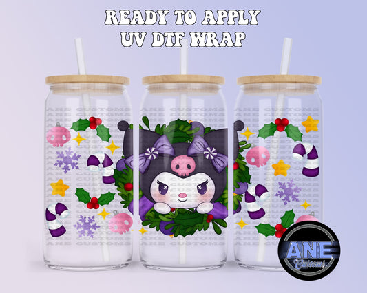 Purple christmas UVDTF WRAP