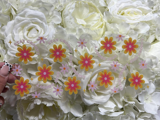 Stay groovy UVDTF WRAP