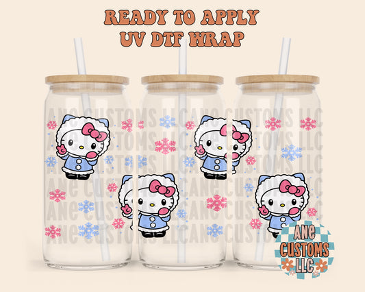 Pink & blue HK UVDTF WRAP