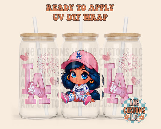 pink baseball J UVDTF WRAP