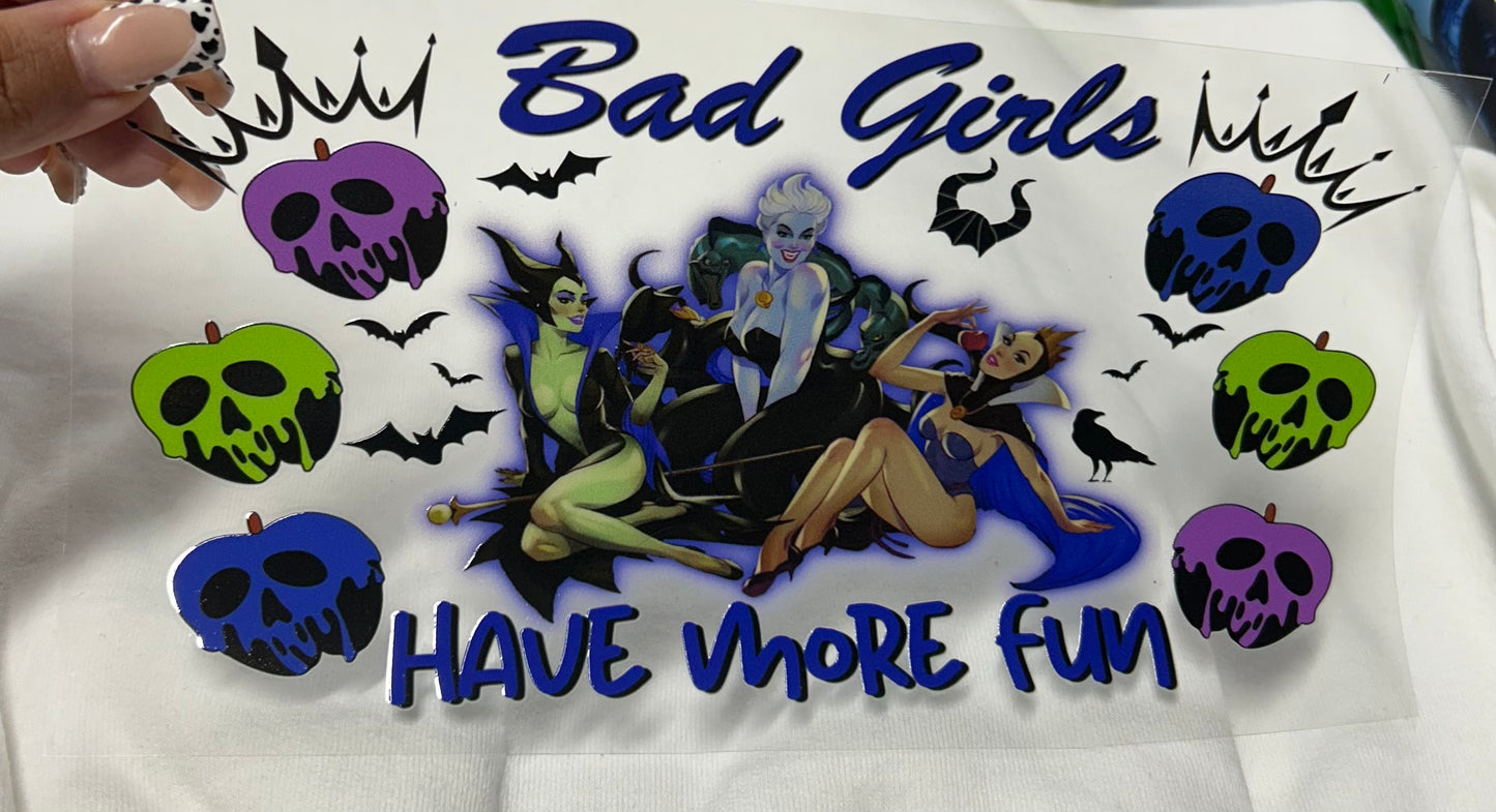 Bad girls UVDTF WRAP