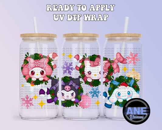 christmas & friends UVDTF WRAP