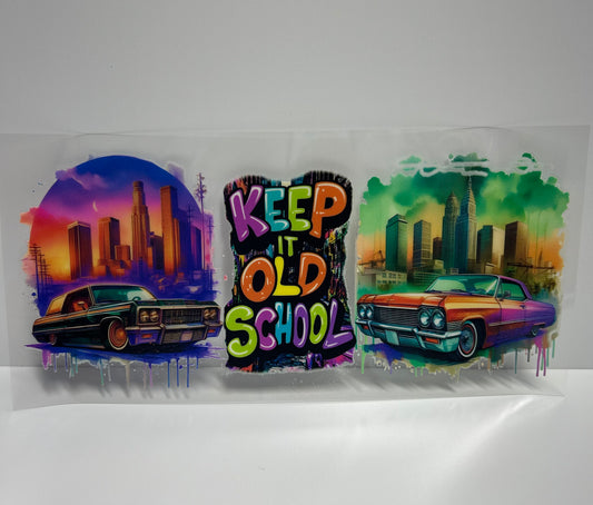 Keeping it old school UVDTF WRAP