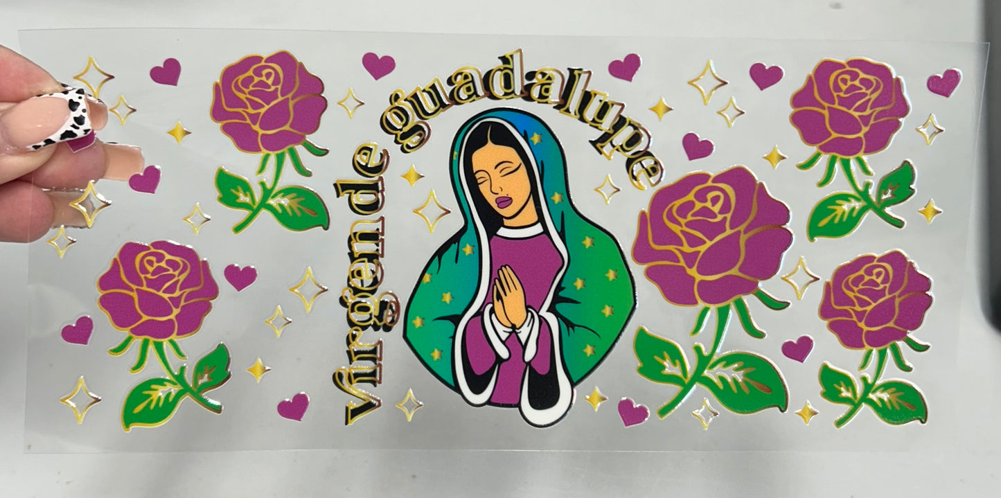 Virgin de guadalupe UVDTF WRAP