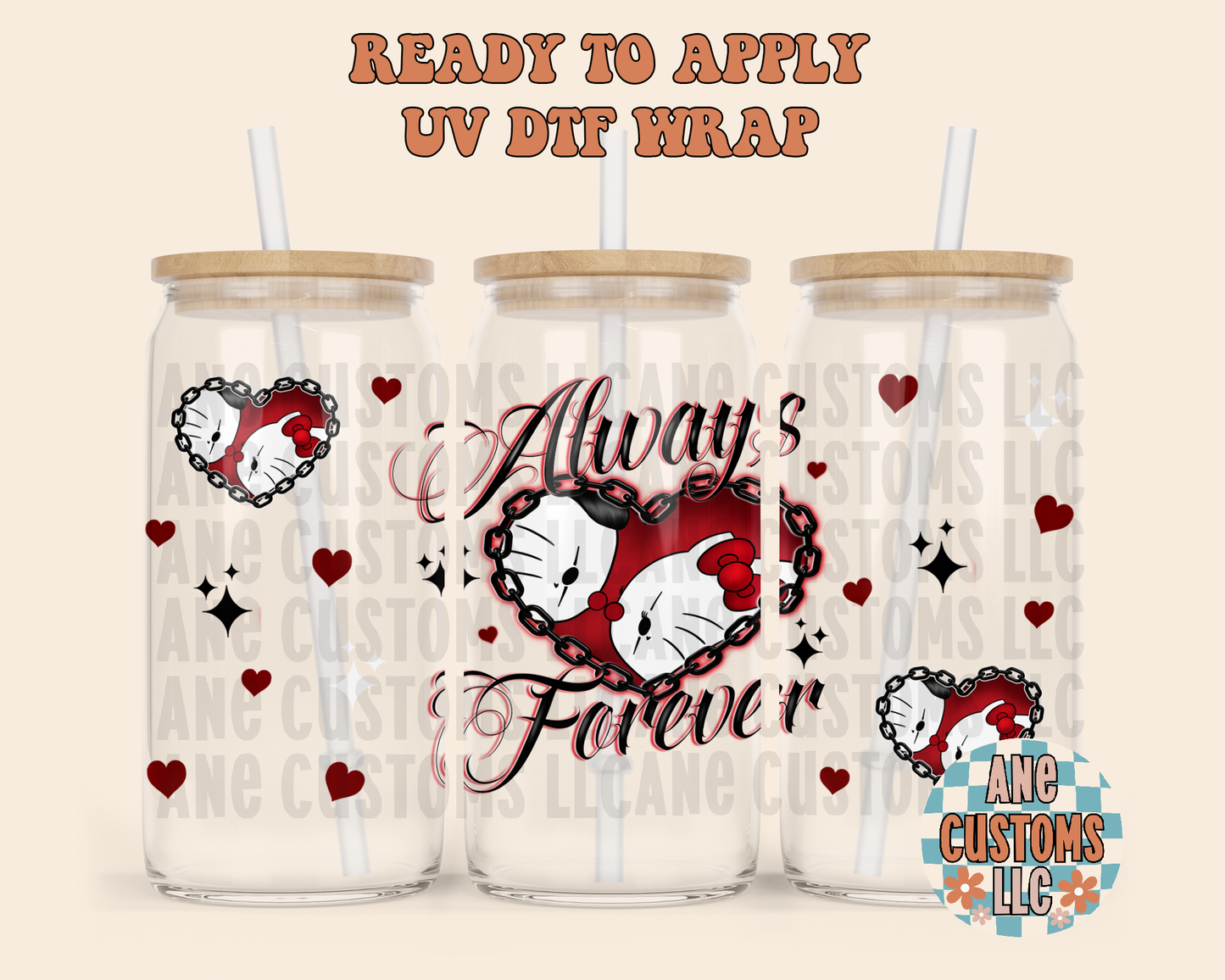 Always forever UVDTF WRAP