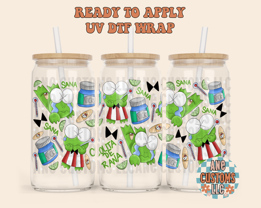 Sana sana colita de rana UVDTF WRAP