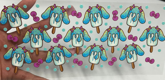 Blue popsicles UVDTF WRAP