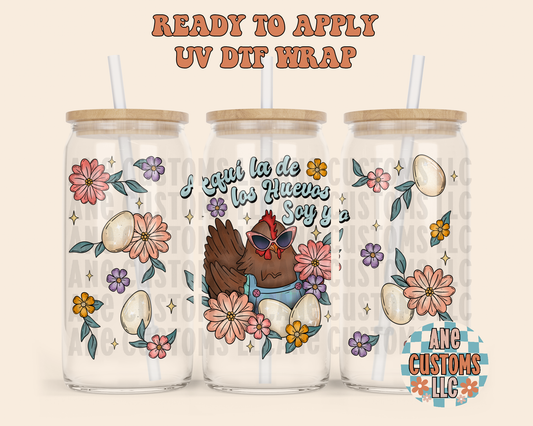 Aquí la de los huevos soy yo UVDTF WRAP