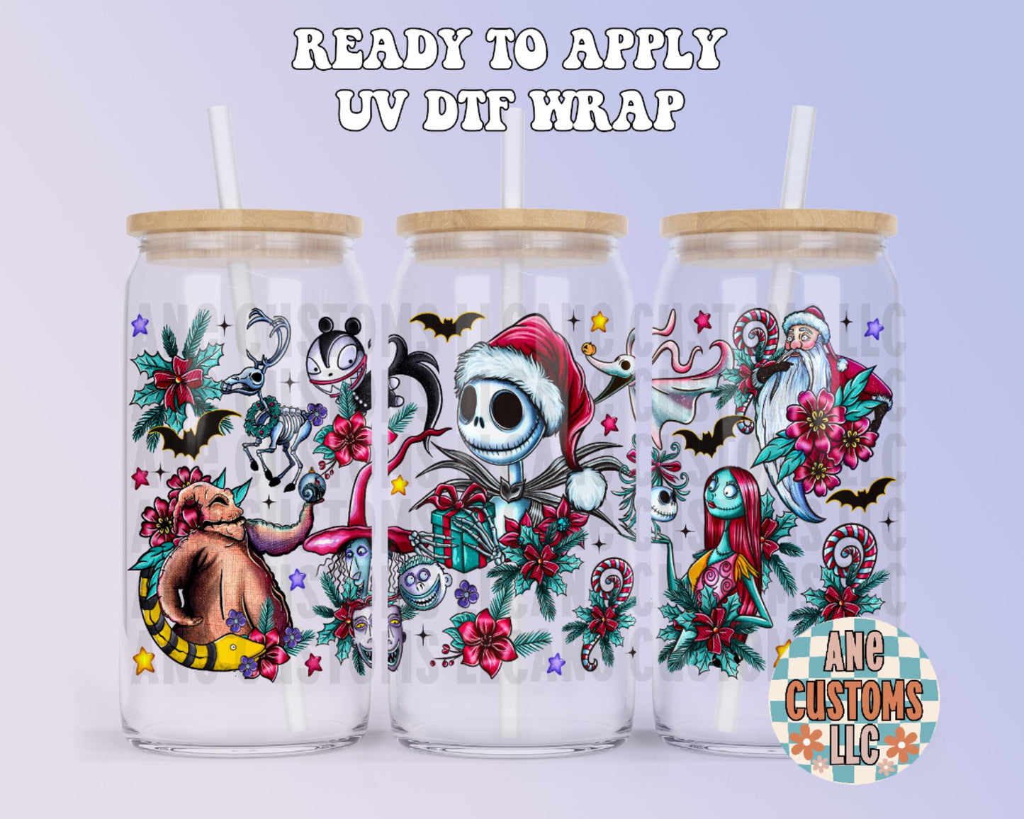 NBC skeleton UVDTF WRAP