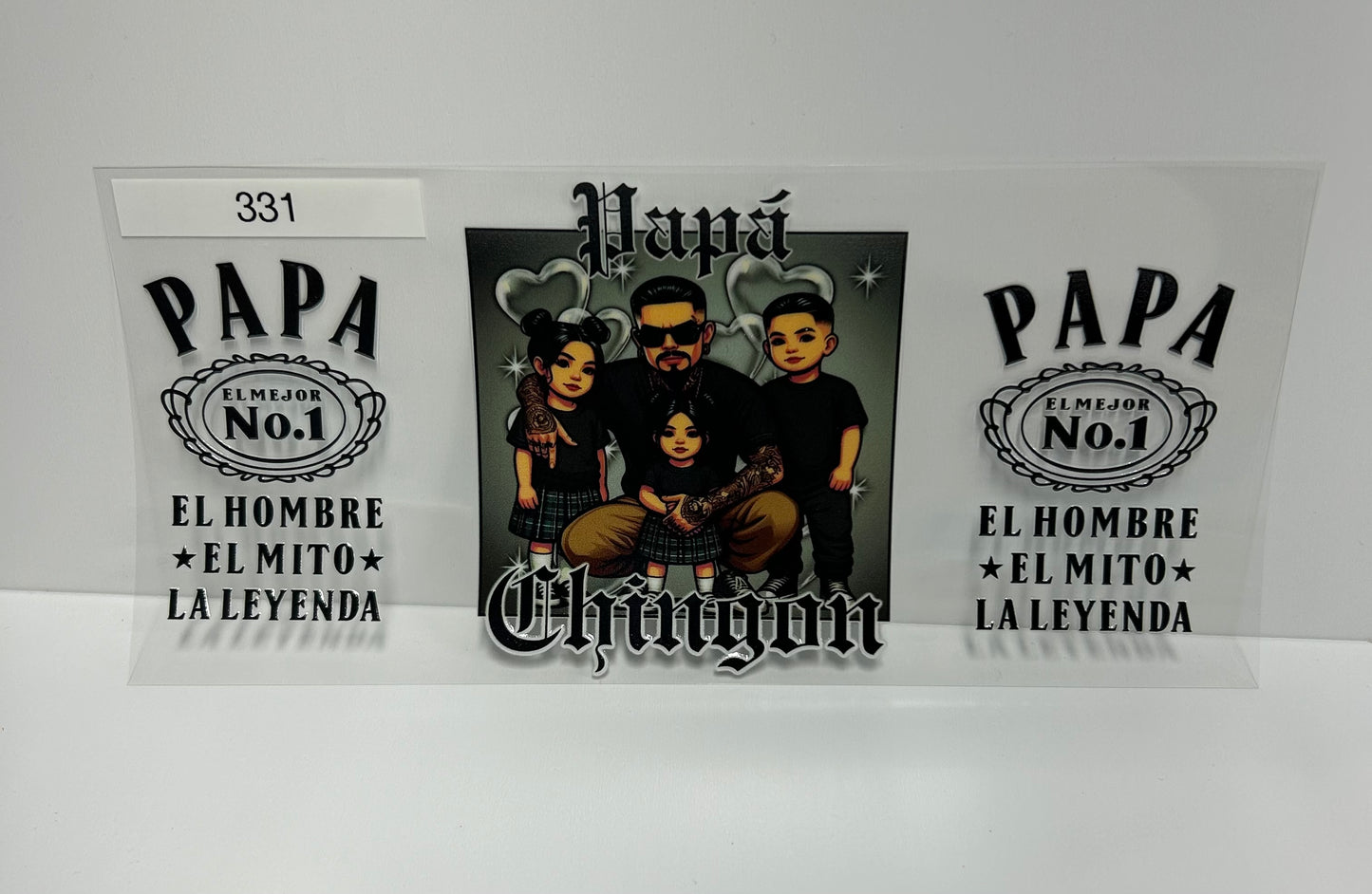 Papa chingon #331 UVDTF WRAP