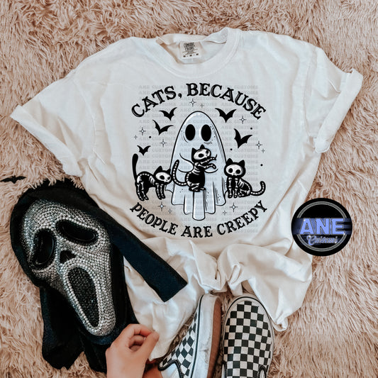 Cats because people are creepy