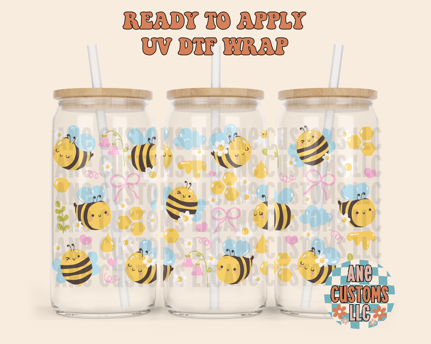 Bumblebees UVDTF WRAP