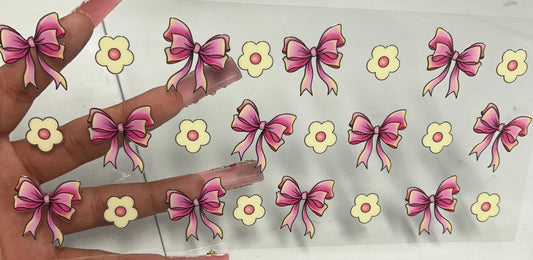 Bows & flowers UVDTF WRAP